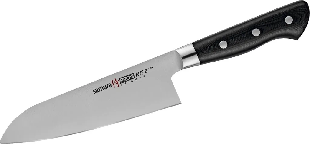 Coltello Giapponese Samura PRO-S Santoku 175mm - Tradizione e Acciaio