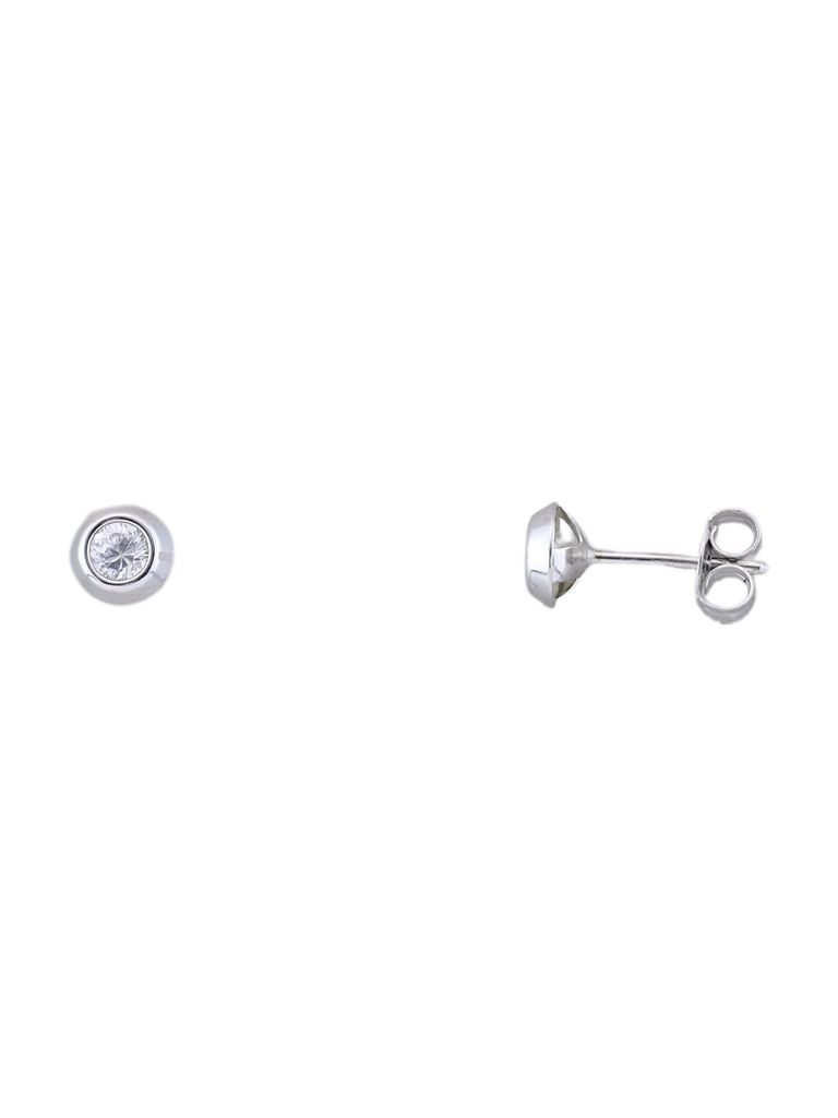MIAMAR 1049957 Damen Ohrstecker 14 Karat (585) Weißgold Produktbild 