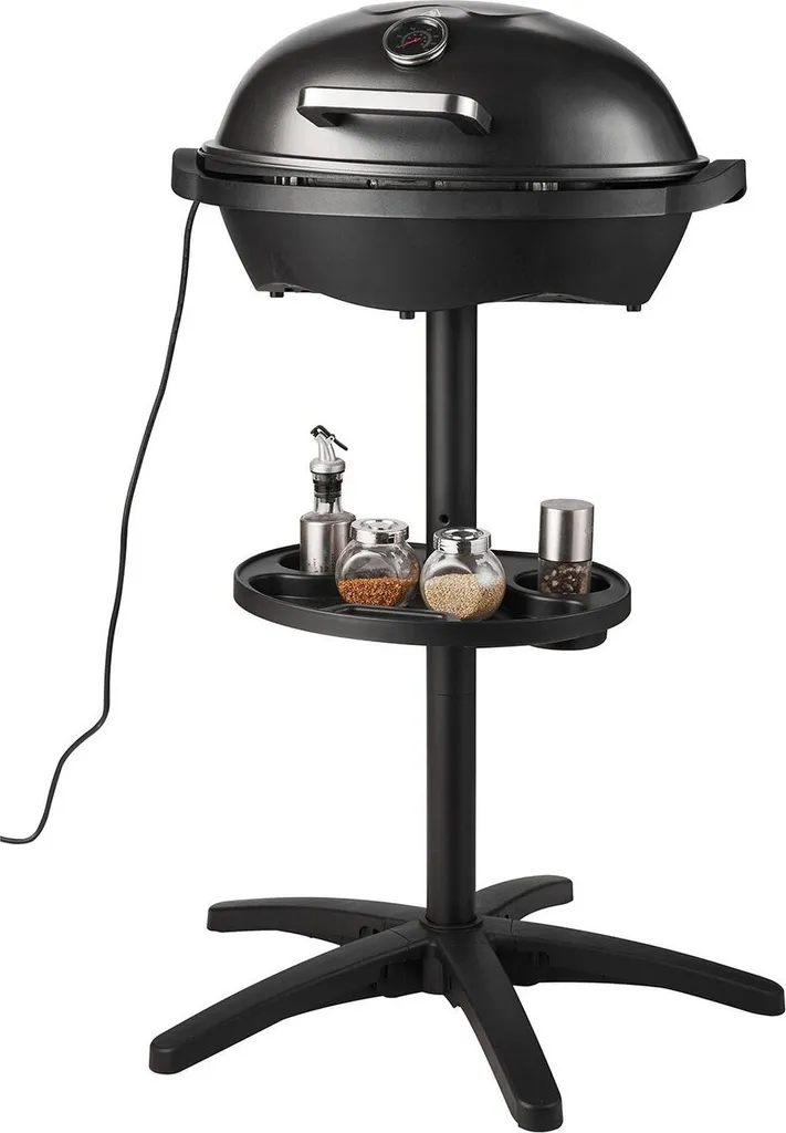 Grill de table céramique 2400W réglable 350°C pour cuisson sans fumée
