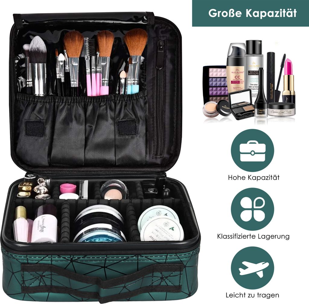 Beautiva – Mini Kosmetikkoffer kompakt & stabil – Reisen & Alltag main image 0