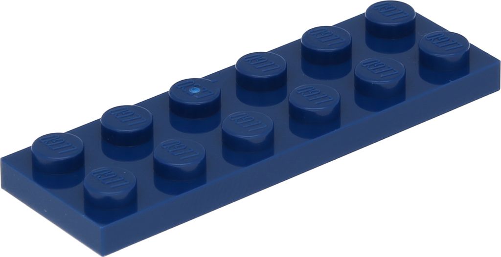 Lego® 2x6 Platte 3795 - 50 Stück Dunkelblau Produktbild 