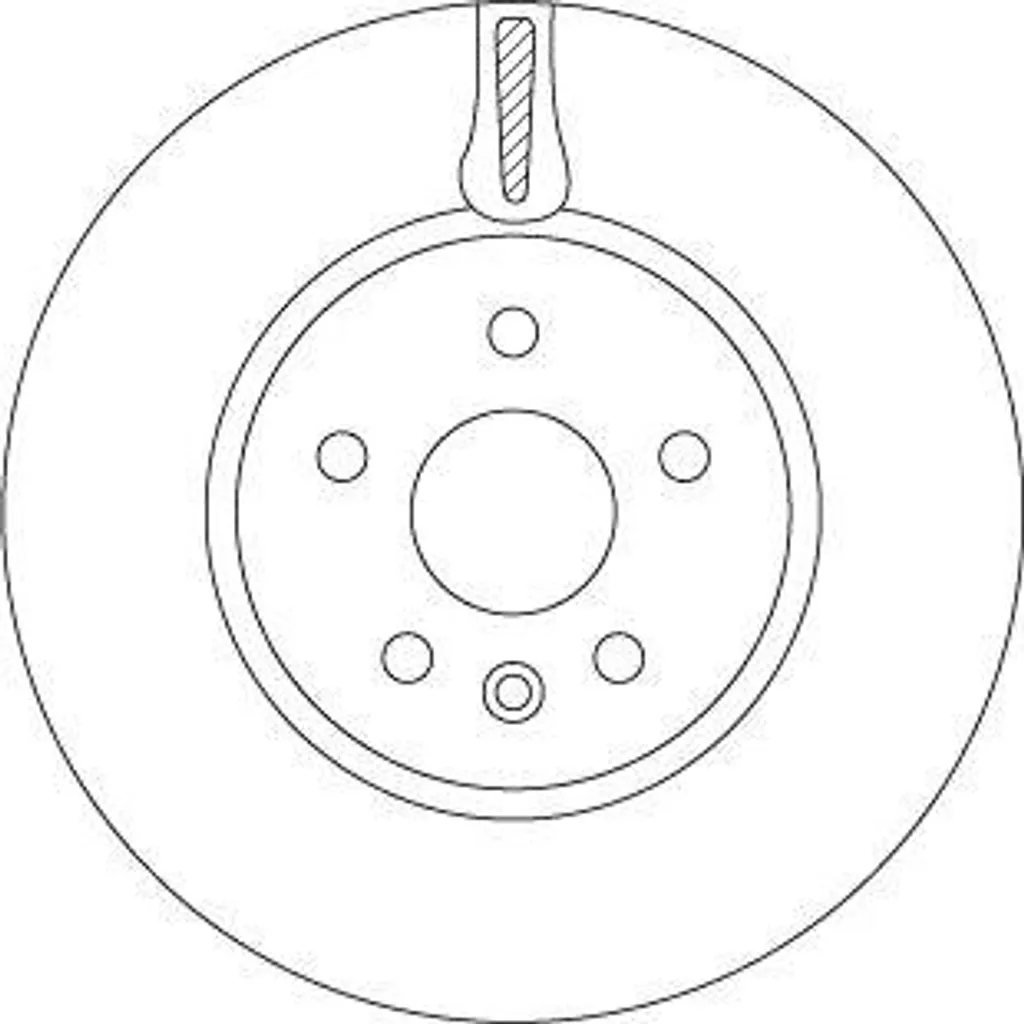 Disque de frein haute teneur en carbone TRW DF6820 - Astra K 13597467
