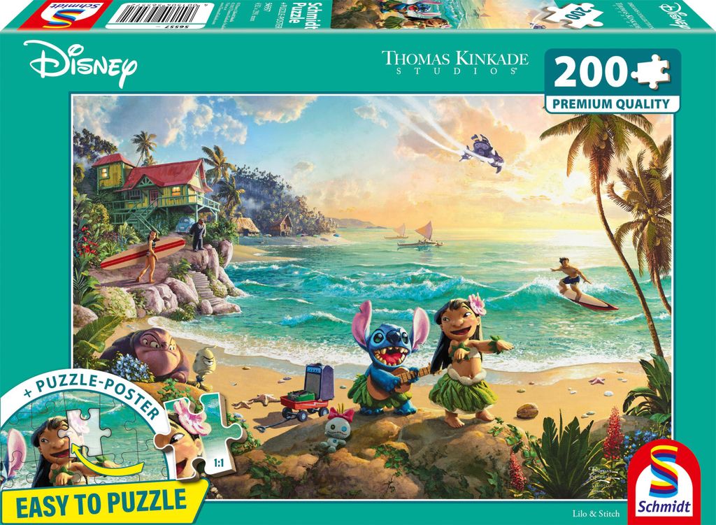 Schmidt Spiele Thomas Kinkade Studios: Disney - Lilo & Produktbild 