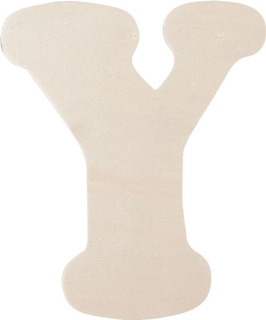 Clayre & Eef Buchstabe Y aus Holz 11 cm natur