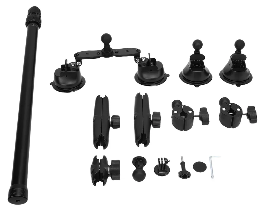 Support de caméra pour toit de voiture Insta360 avec perche 120 cm