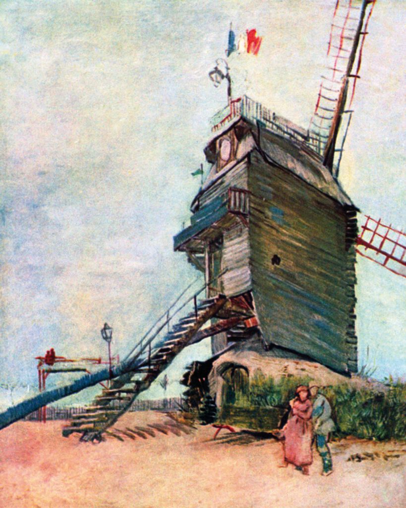 Vincent Van Gogh Kunstdruck Bild - Die Mühle Von La Galette I, 1886 (50 x 40 cm)