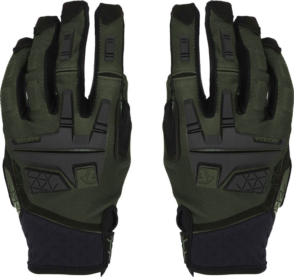 ACERBIS CE X-ENDURO Enduro Motocross-Handschuhe Militärgrün größe S