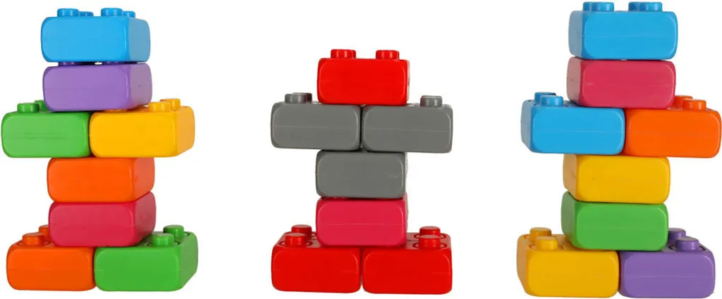 Briques Junior 60 multicolores : blocs de construction haute qualité - 6