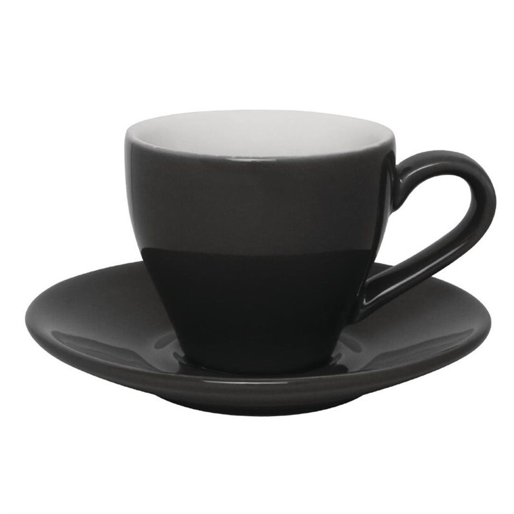 Olympia Cafe Untertassen grau 11,7cm (12 Stück)