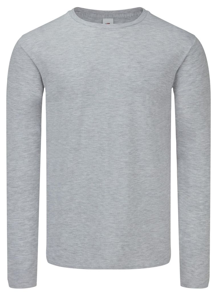 Fruit of the Loom - "Iconic" T-Shirt für Herren/Damen Uni LT1439 (5XL) (Grau meliert)