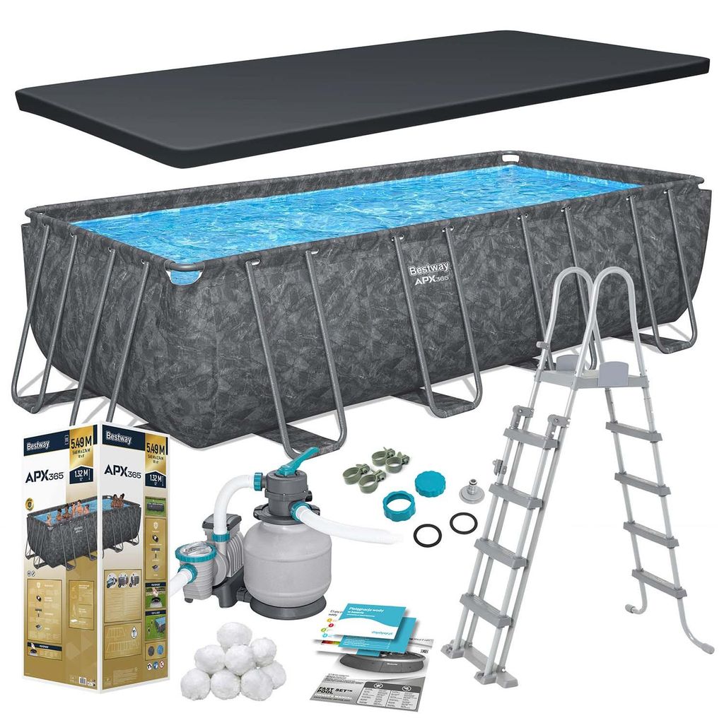 Rahmen-Gartenpool 549 x 274 x 132 cm 11 in 1 Bestway 561KA Produktbild 
