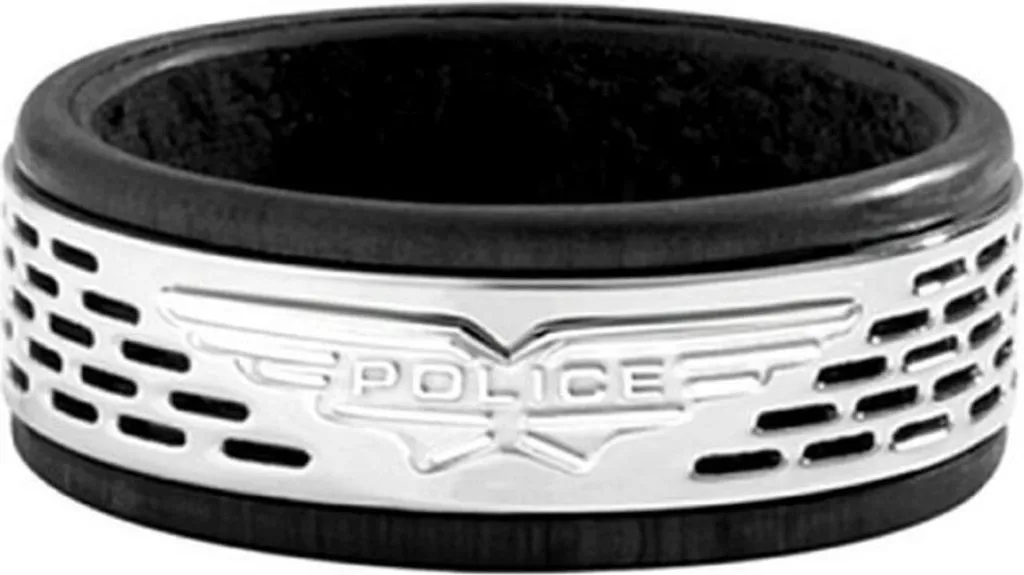 Regalo Uomo Perfetto: Anello Police PJ26467RSS011 con Carbonio