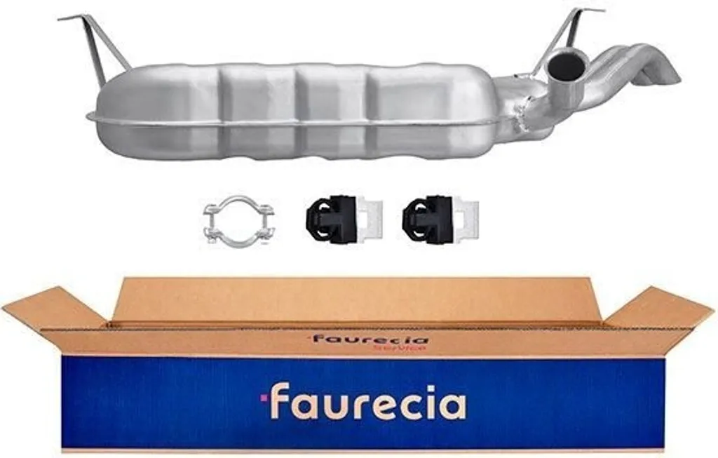 Pot d'échappement Silencieux Arrière pour Renault Laguna II HELLA 8LD