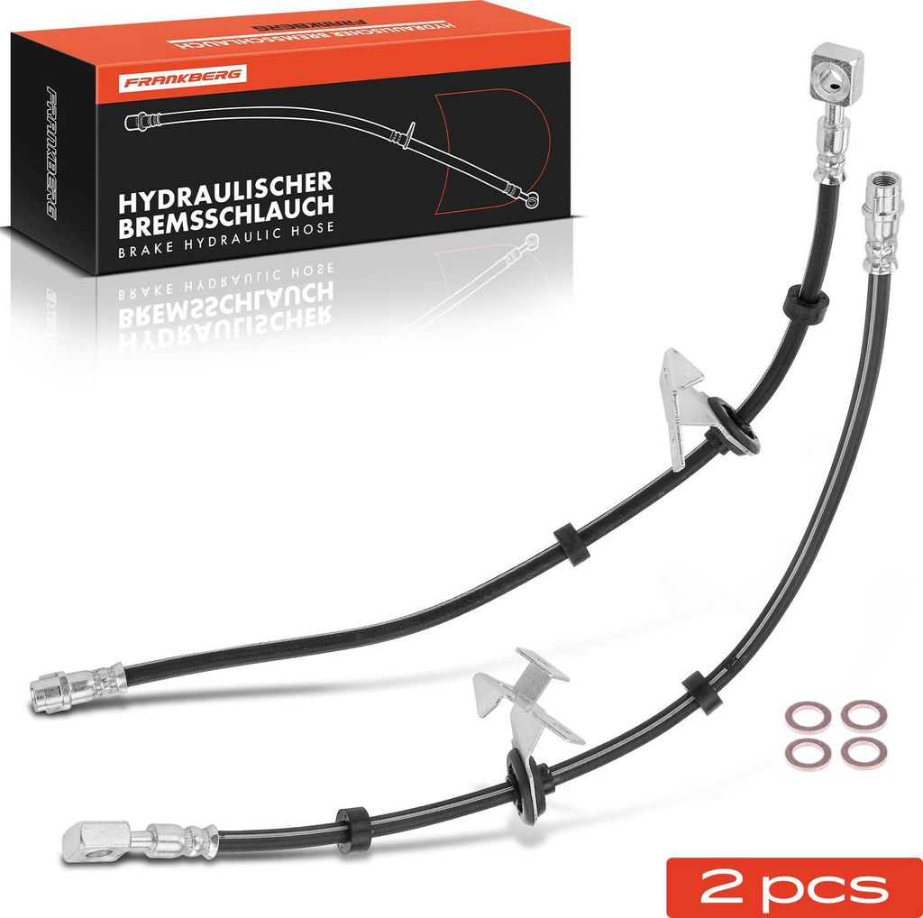 Frankberg 2x Bremsschlauch Bremsschläuche Vorne Links Rechts für Mercedes-Benz M-Klasse W163