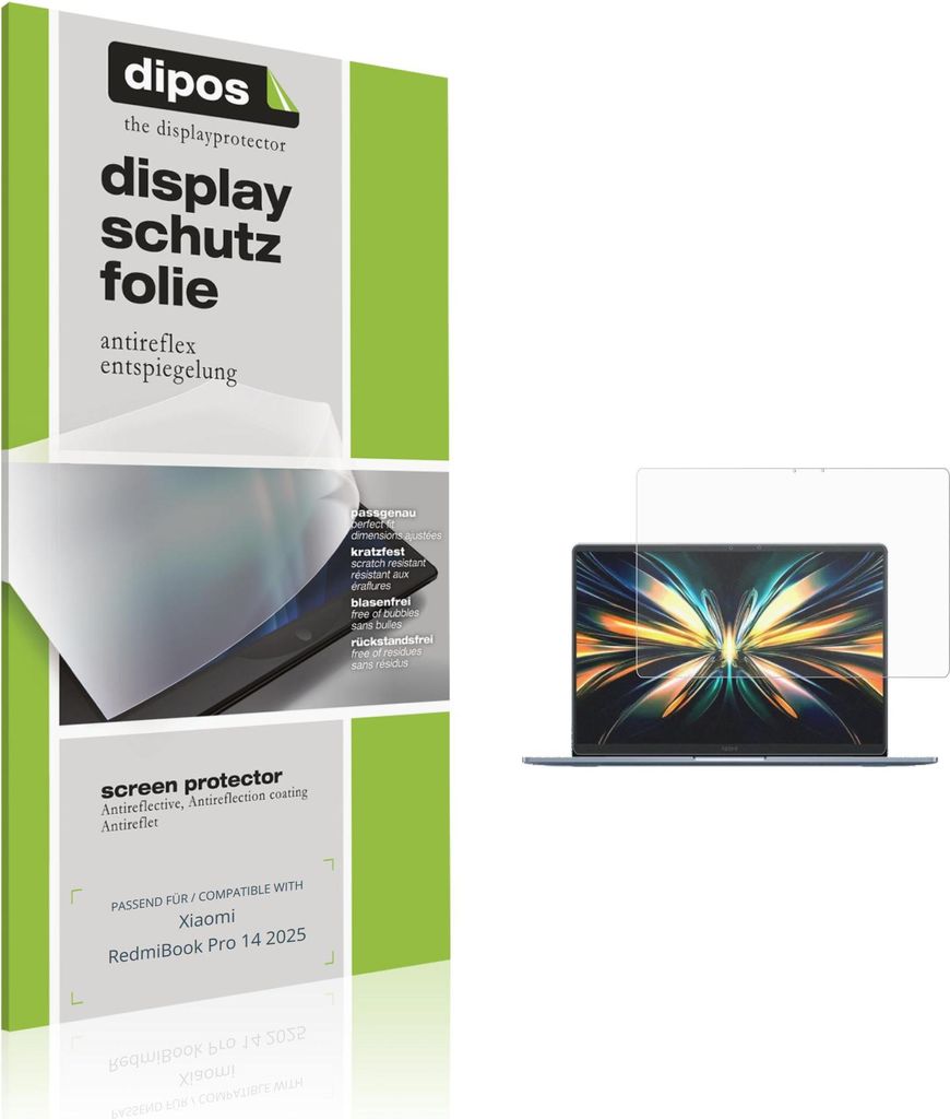 2x Schutzfolie für Xiaomi RedmiBook Pro 14 2025 matt Produktbild 