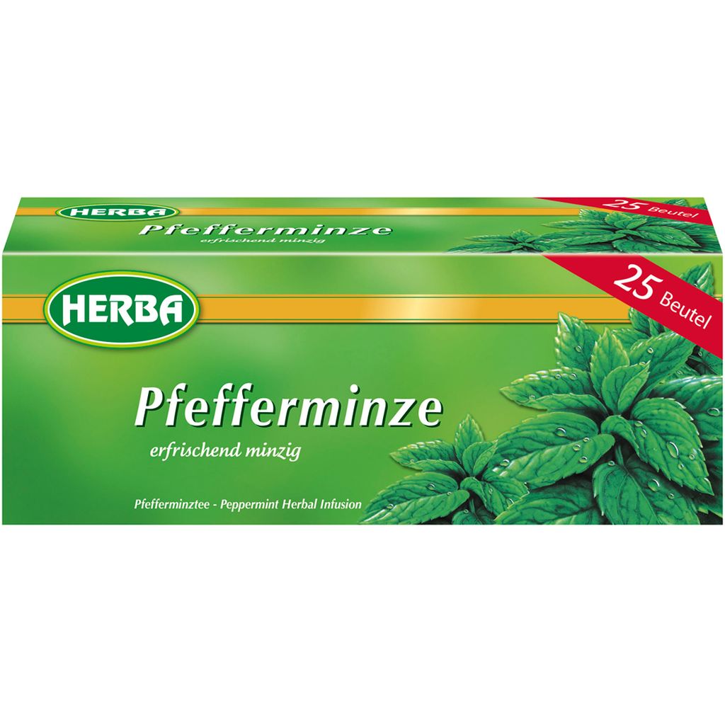 Herba Peppermint osviežujúci mätový čaj 25 vrecúšok 37g Obrázok produktu 