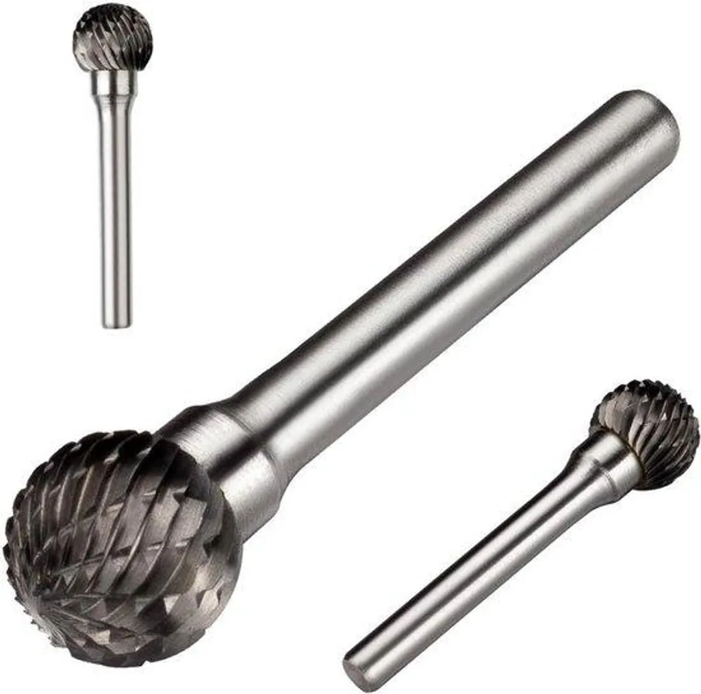 Fraise à double tranchant carbure de tungstène avec tige de 6 mm