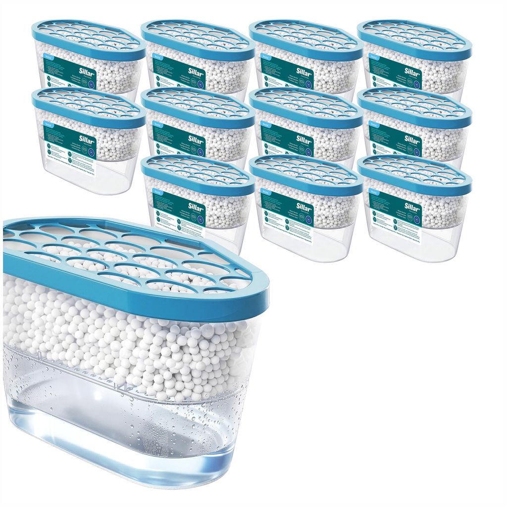 Désyccant Sillar, capacité de 600 ml, inodore, lot de 12 – Image du produit 