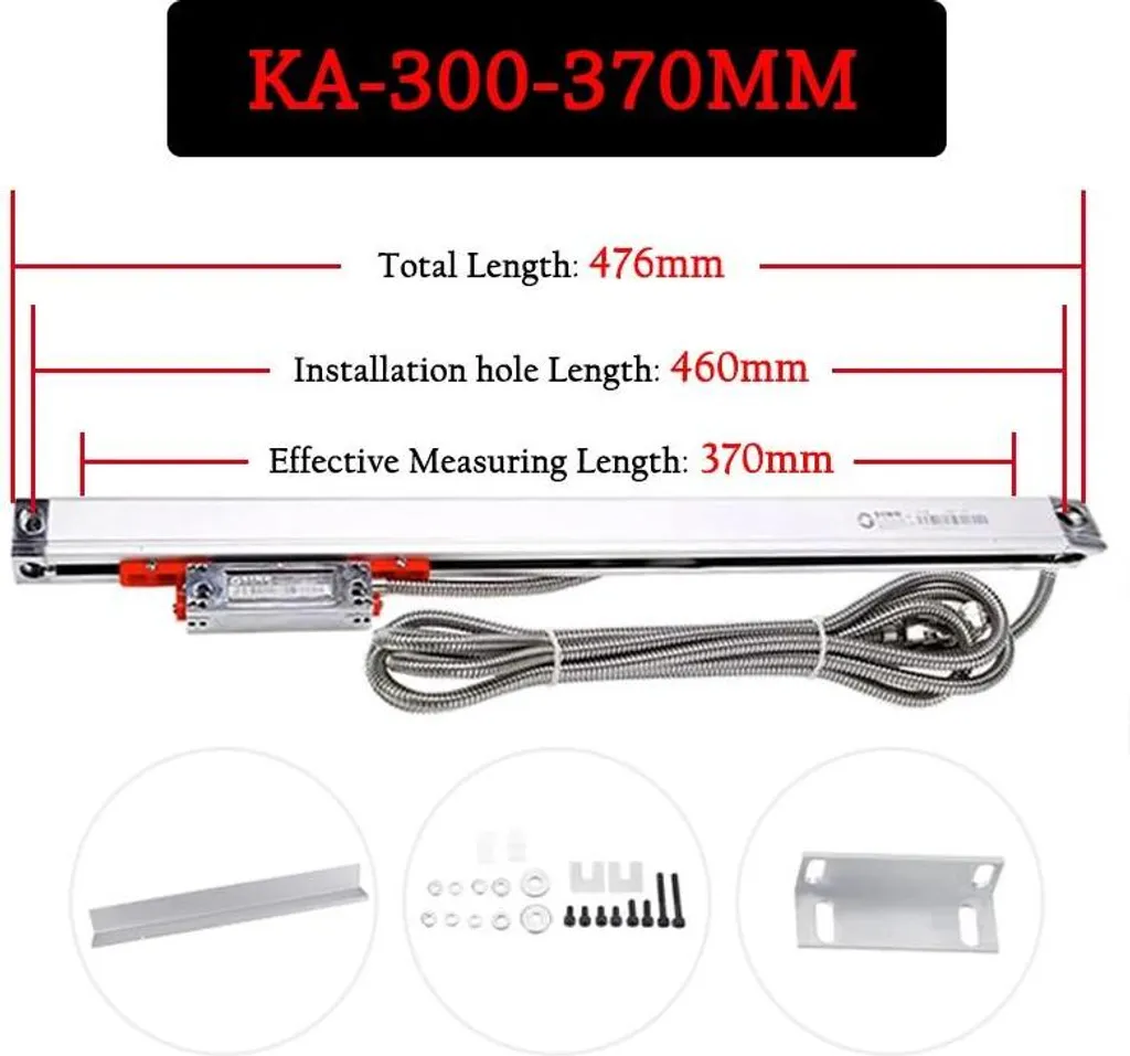 Codeur Linéaire KA-300-370mm avec Résolution 5 Microns et Sortie TTL