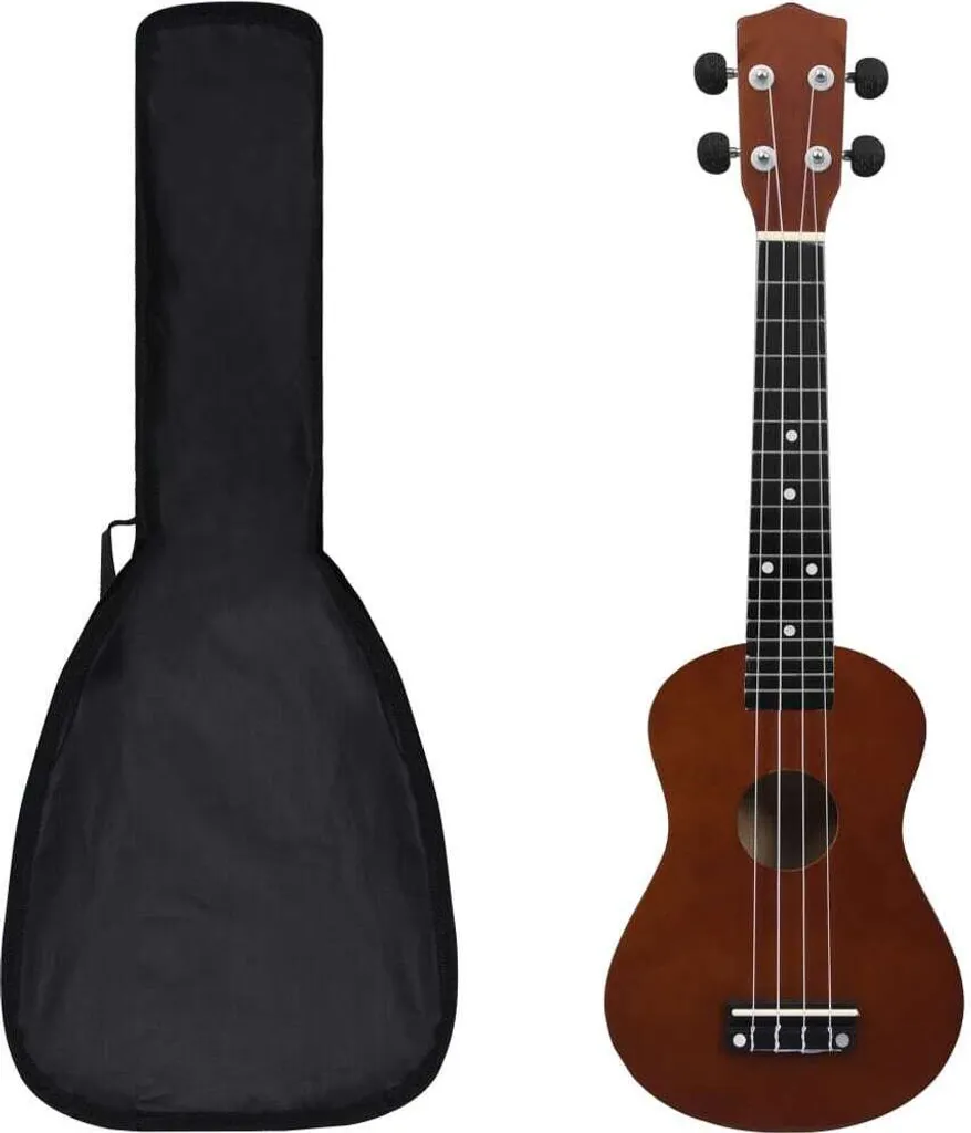 Apprendre le Ukulélé Soprano Set Enfant 23 Bois Foncé avec Accessoire
