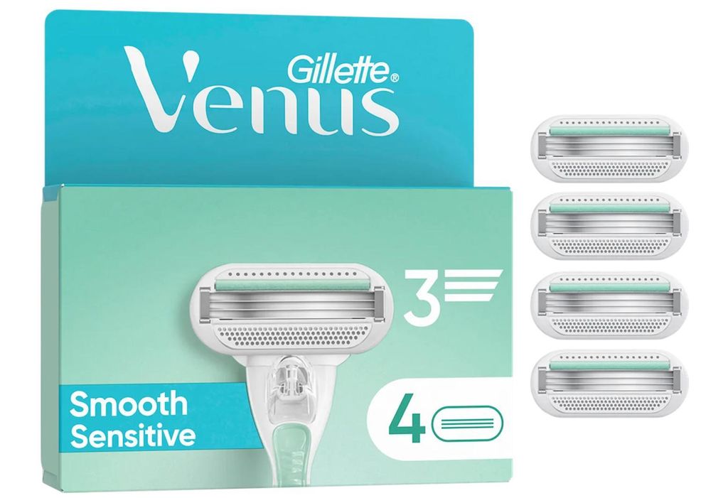 Gillette Venus Smooth Sensitive Damen Rasierklingen 4 Produktbild 