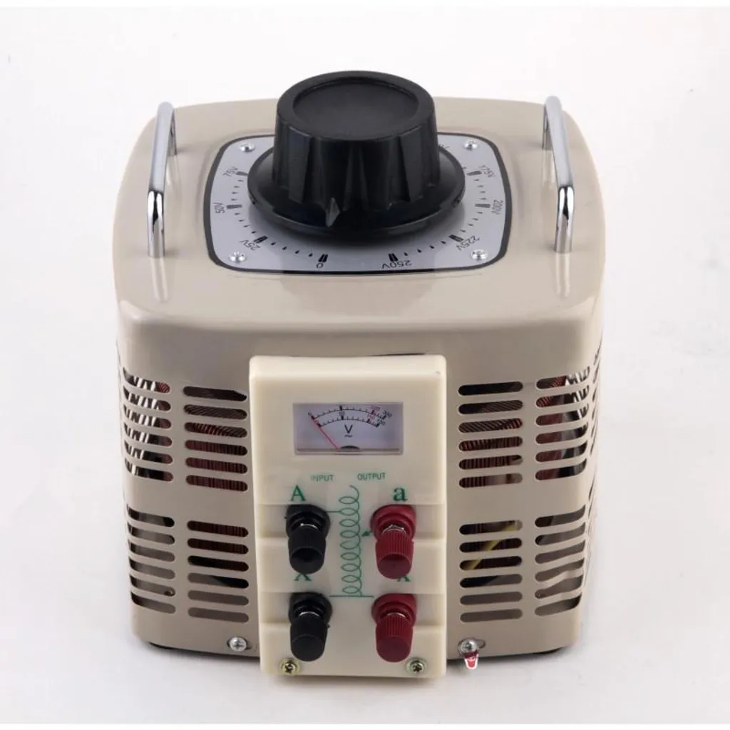 Transformateur de Tension Variable CA 0-250V 20A avec Boîtier en Acier