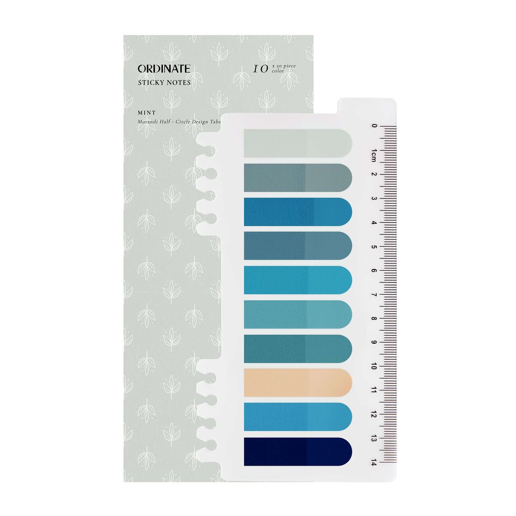 Ordinate - Mint (Half-Circle Design) Transparente Produktbild 