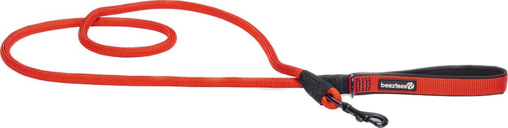 Beeztees Premium Parinca - Hundeleine - Rund - Nylon - Rot - 180x1,2 cm