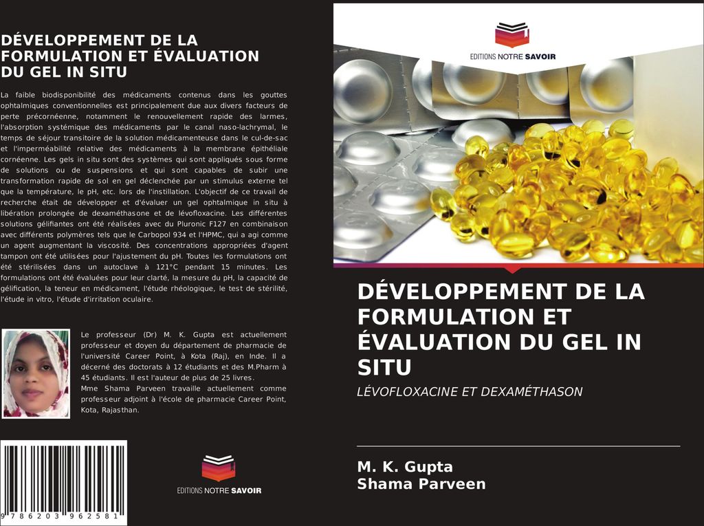 Développement De La Formulation Et Évaluation Du Gel In Situ
