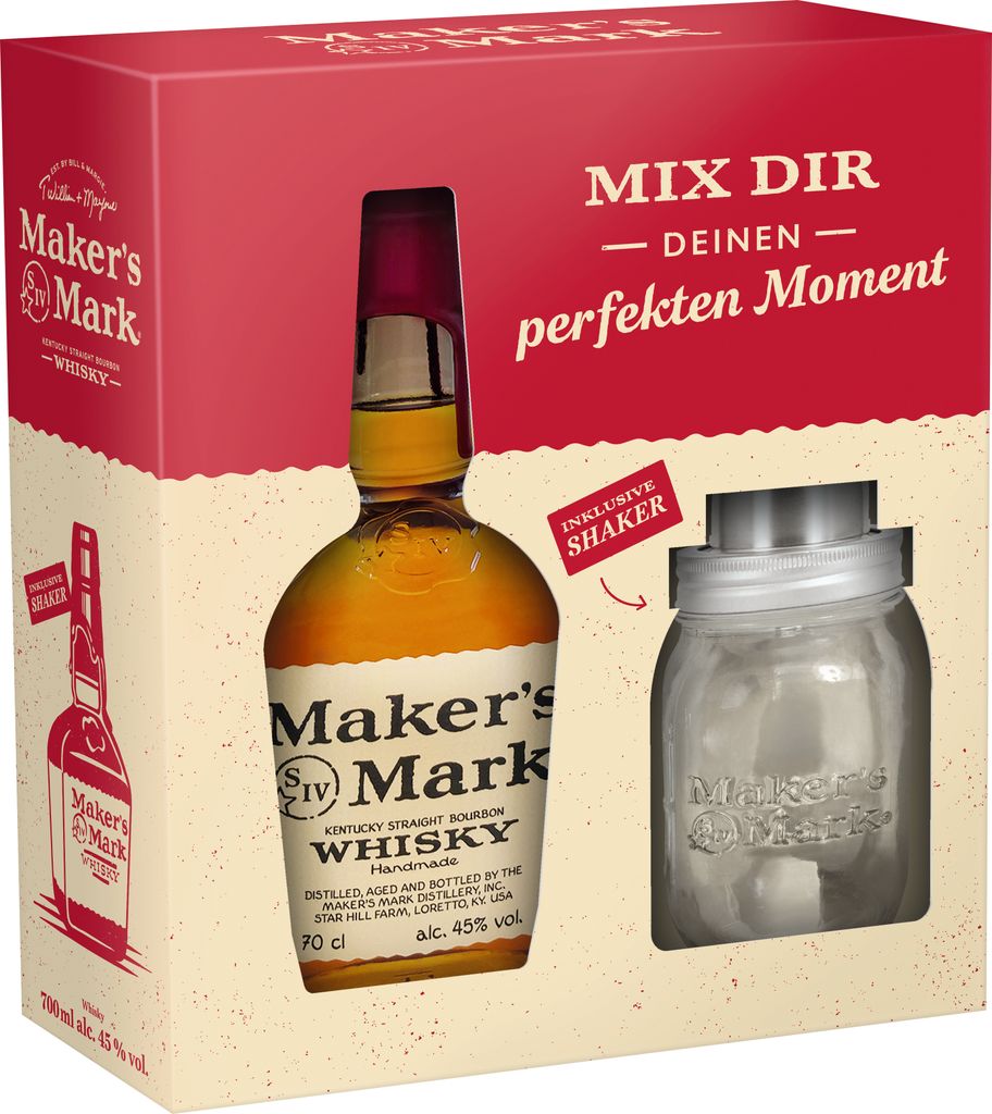 Maker's Mark Kentucky Straight Bourbon Whiskey  |  alc. 45% Produktbild 
