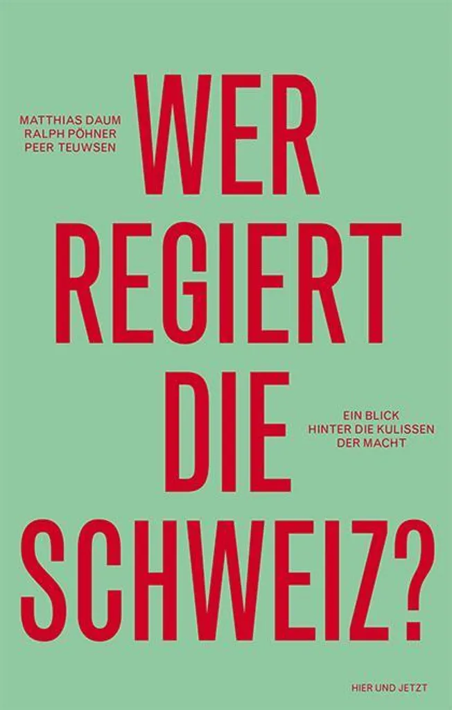 Wer regiert die Schweiz ? Livre d'analyse politique suisse sur le Conseil Fédéral