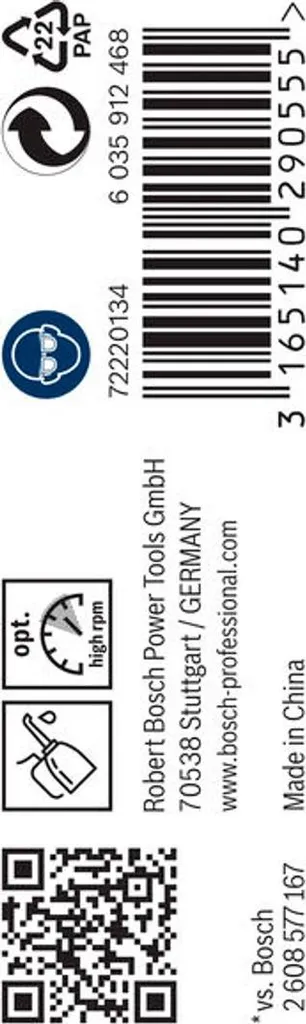 Trapano per metallo HSS-G, standard 3 x 33 x 61 mm