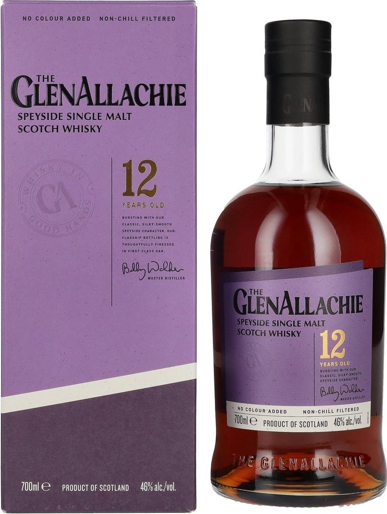 The GlenAllachie 12 Years Old Speyside Single Malt 46% Vol. Image du produit 