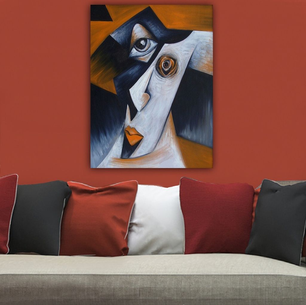 Wallity, 310643783_70100- HPE1359, Bunt, Leinwandbilder, 70 x 100 cm, 100% Leinwand