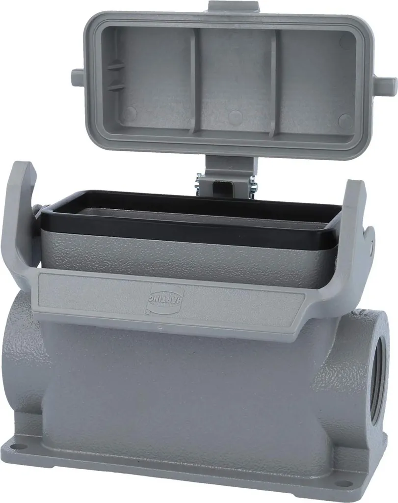 Boîtier socle haut Han 16B pour installations électriques machines