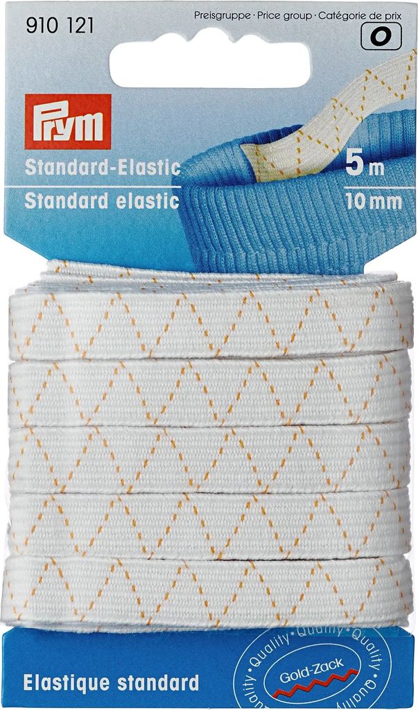 Prym Standard-Elastic 10 mm weiß 5 m   Produktbild 