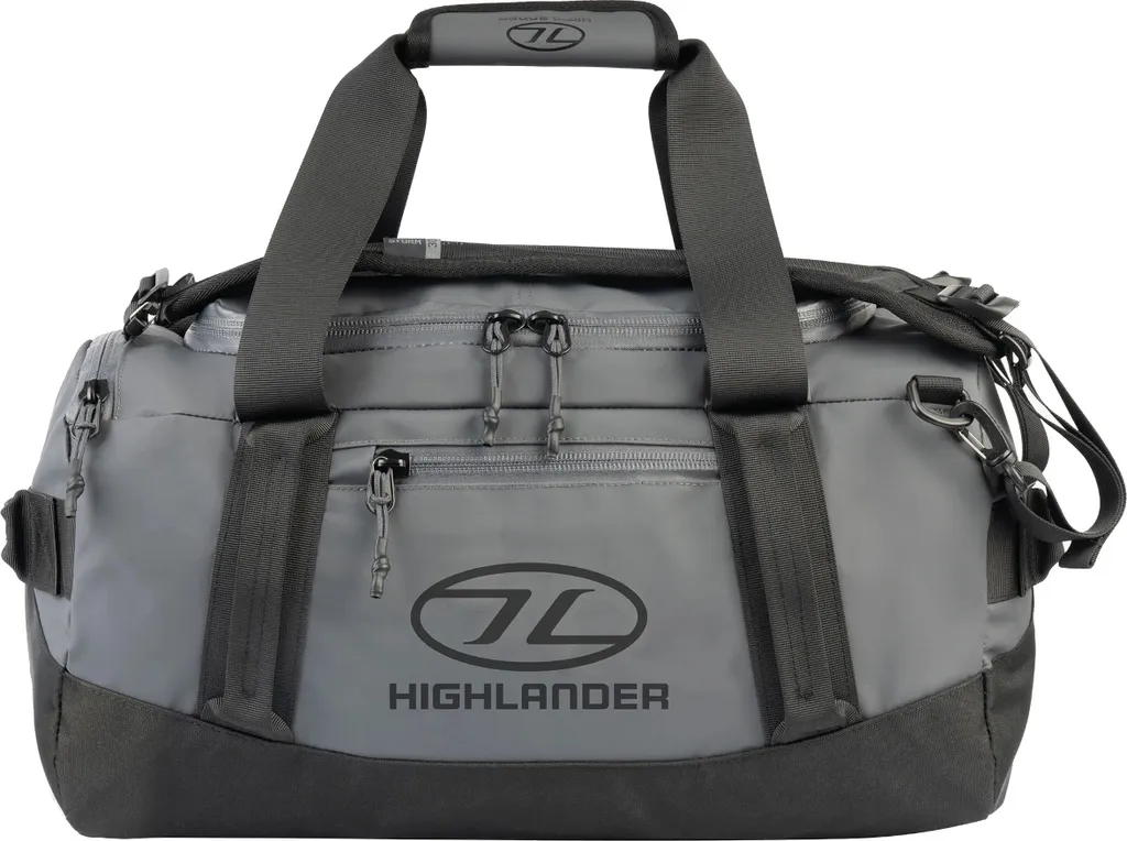 Hauler Duffel 30L Highlander Gris Foncé - Sac de Sport Compact et Robuste
