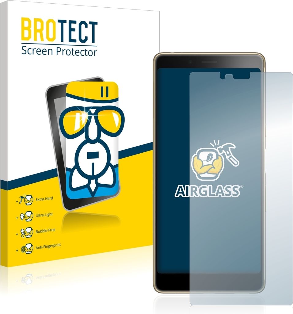 BROTECT Schutzglas für Sony Xperia L3 Schutzfolie Panzer Folie Glas Display Schutz klar