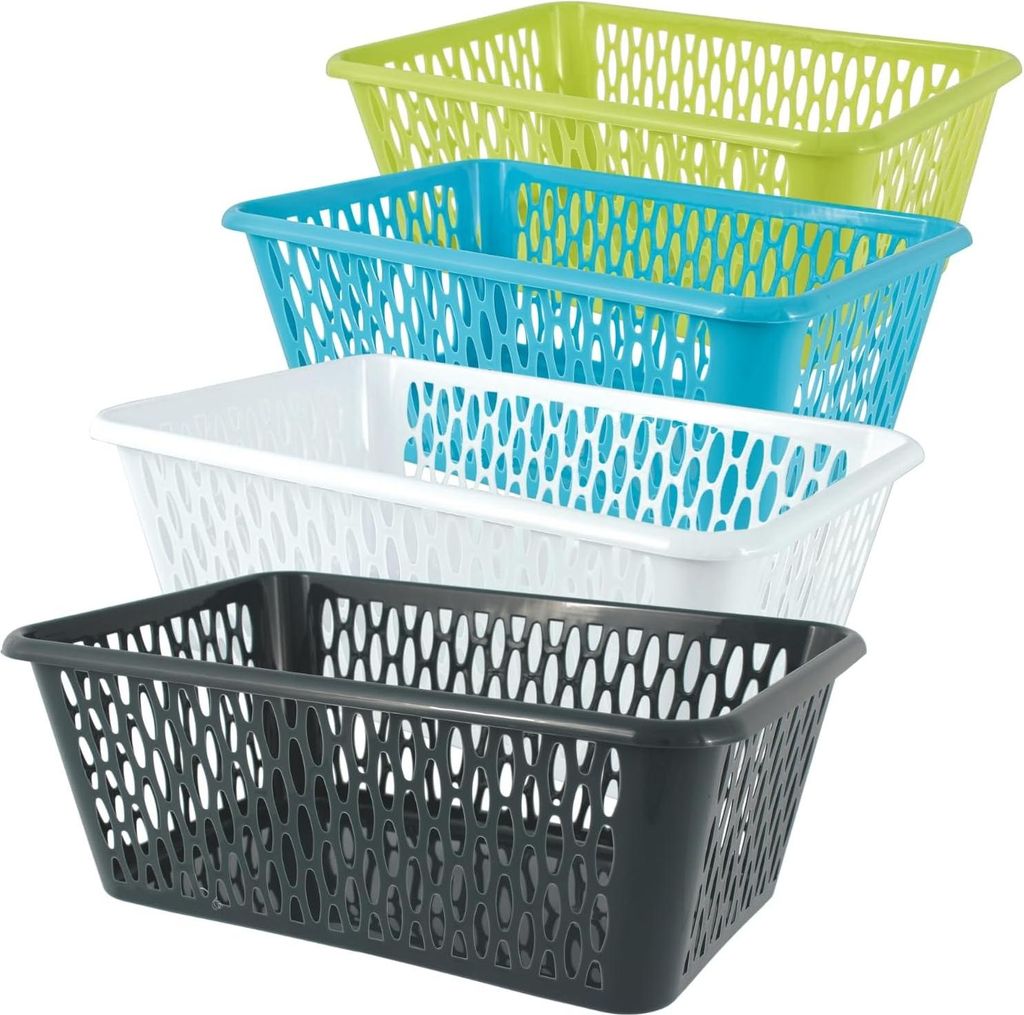 Organizer-Set COLLINO – 4er Set – 6 L – 30 × 20 × 10 cm – farbig sortiert