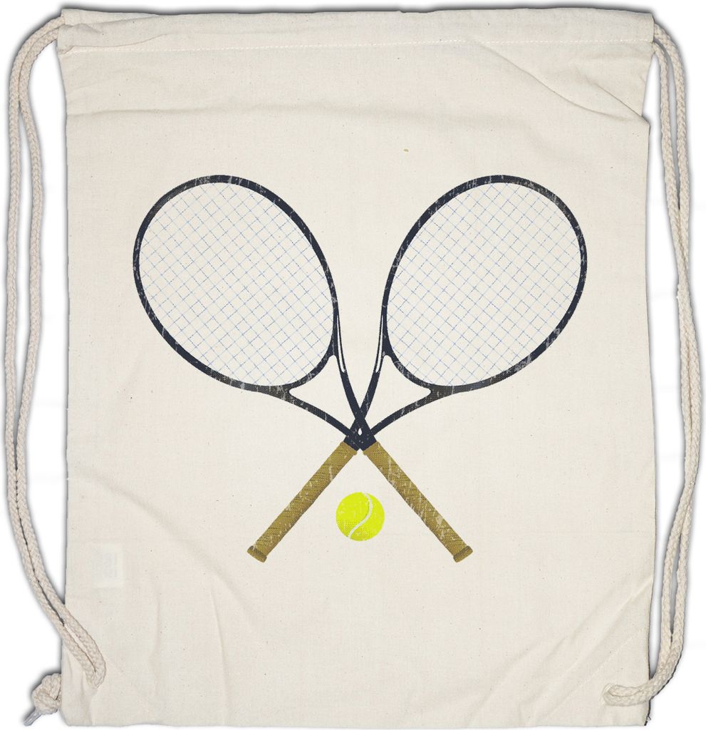 Urban Backwoods Tennis Rackets, Turnbeutel, Farbe: Beige