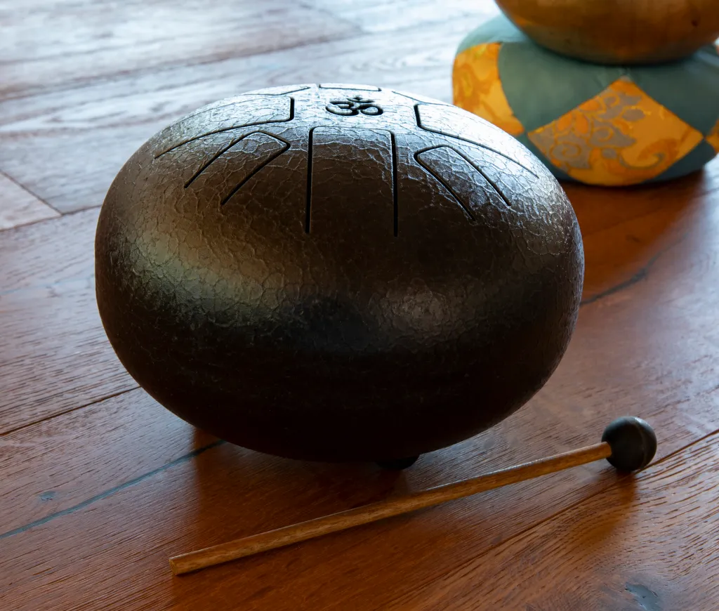 Tambour de Langue Steel Drum - Percussion Mélodique Anthracite 11 Notes