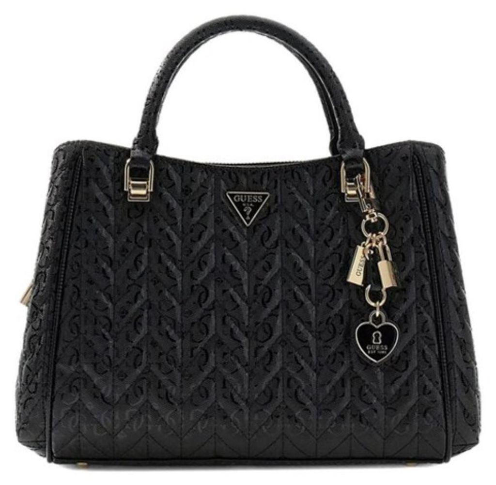 Guess GUESS Stacey Satchel taška, černá Obrázek produktu 