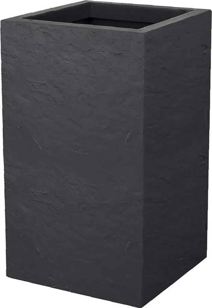 Jardinière carrée 36L pour délimiter votre terrasse gris anthracite