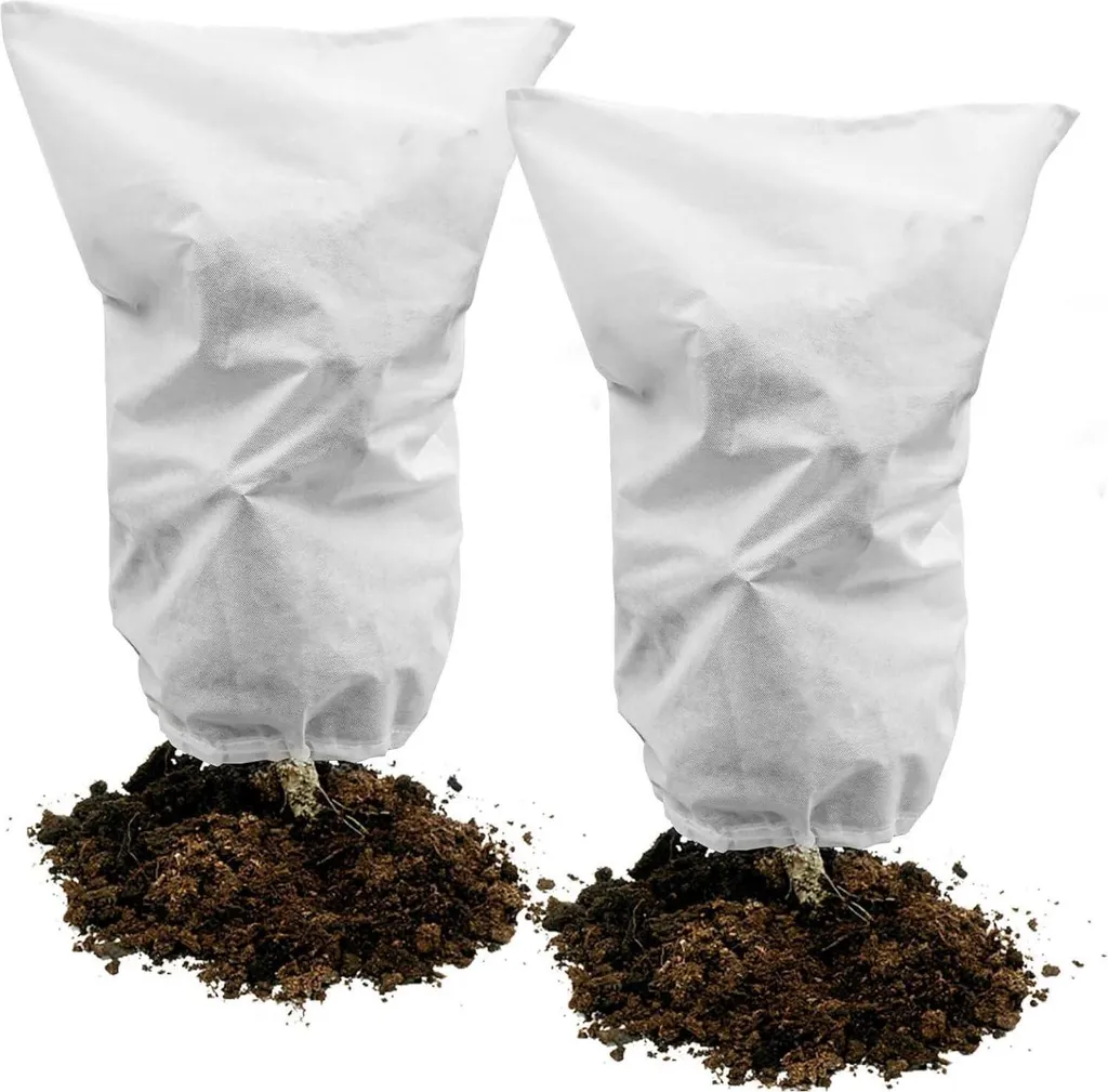 Voile d'Hivernage pour Plantes 60x80 cm Lot de 2 Protections Antigel