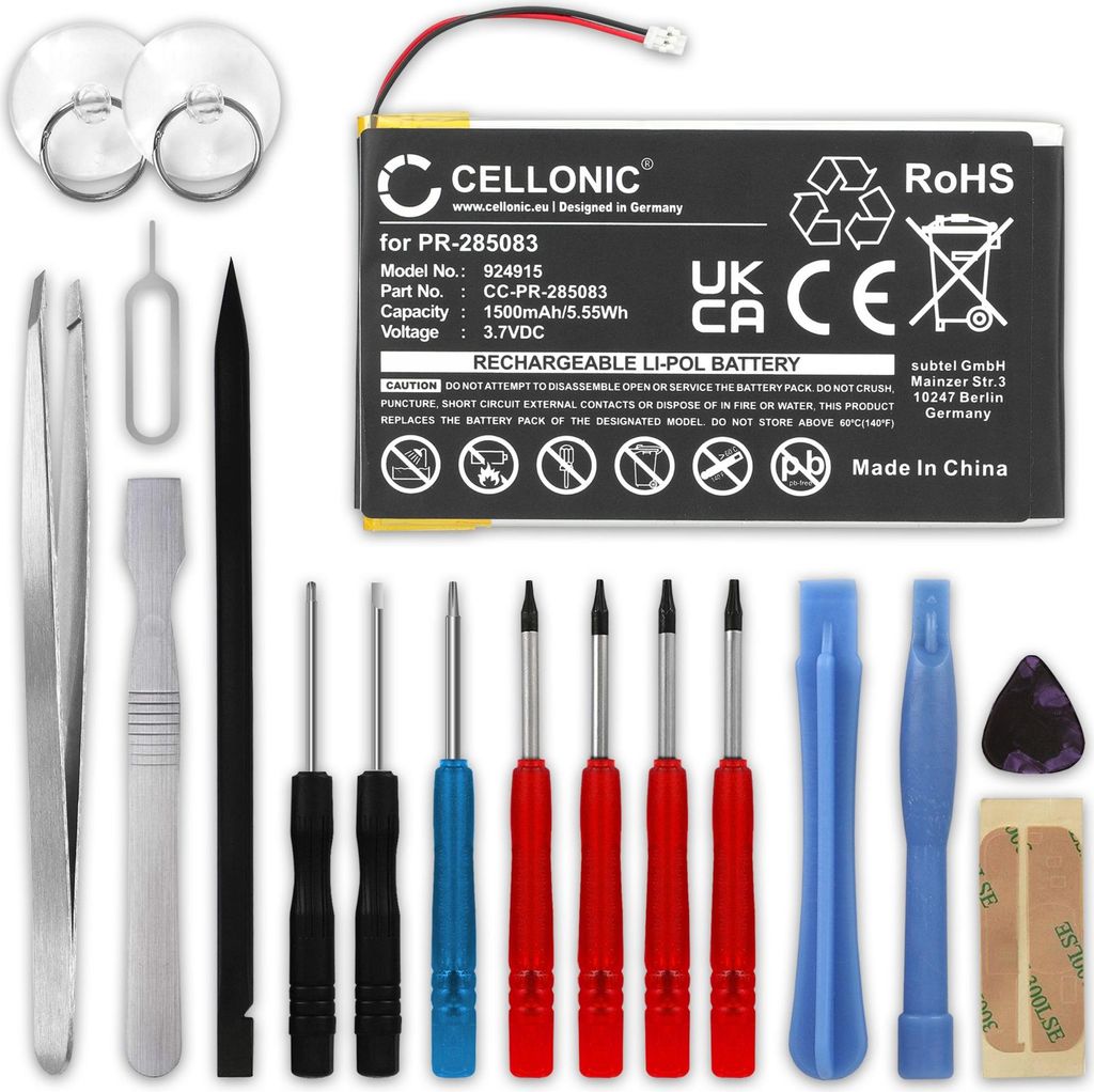 subtel 1x Akku für Tablet Kompatibel mit Barnes & Noble BNRV510, Nook Glowlight Plus 2015, Kompatibel mit Kobo Aura, Kompatibel mit Barnes & Noble...