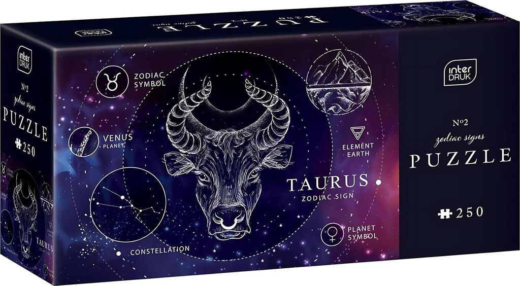 INTERDRUK Puzzle Sternzeichen: Bk 250 Stü ck
