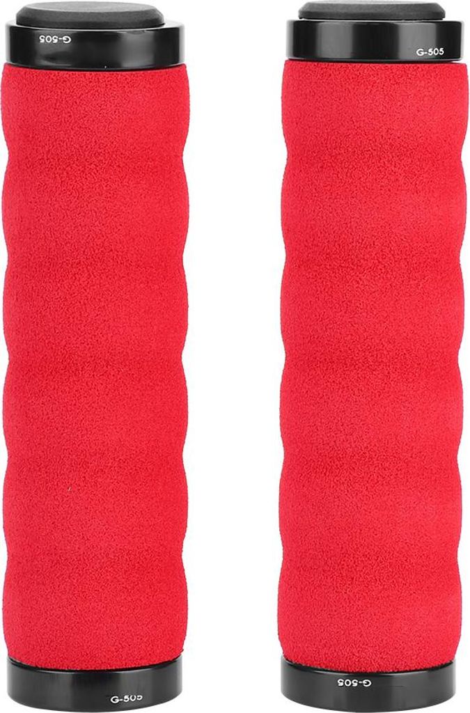 GUB Anti Slip bequemer Schwammläden mit Verriegelung Grips Mountain Bike Road Bar (rot)