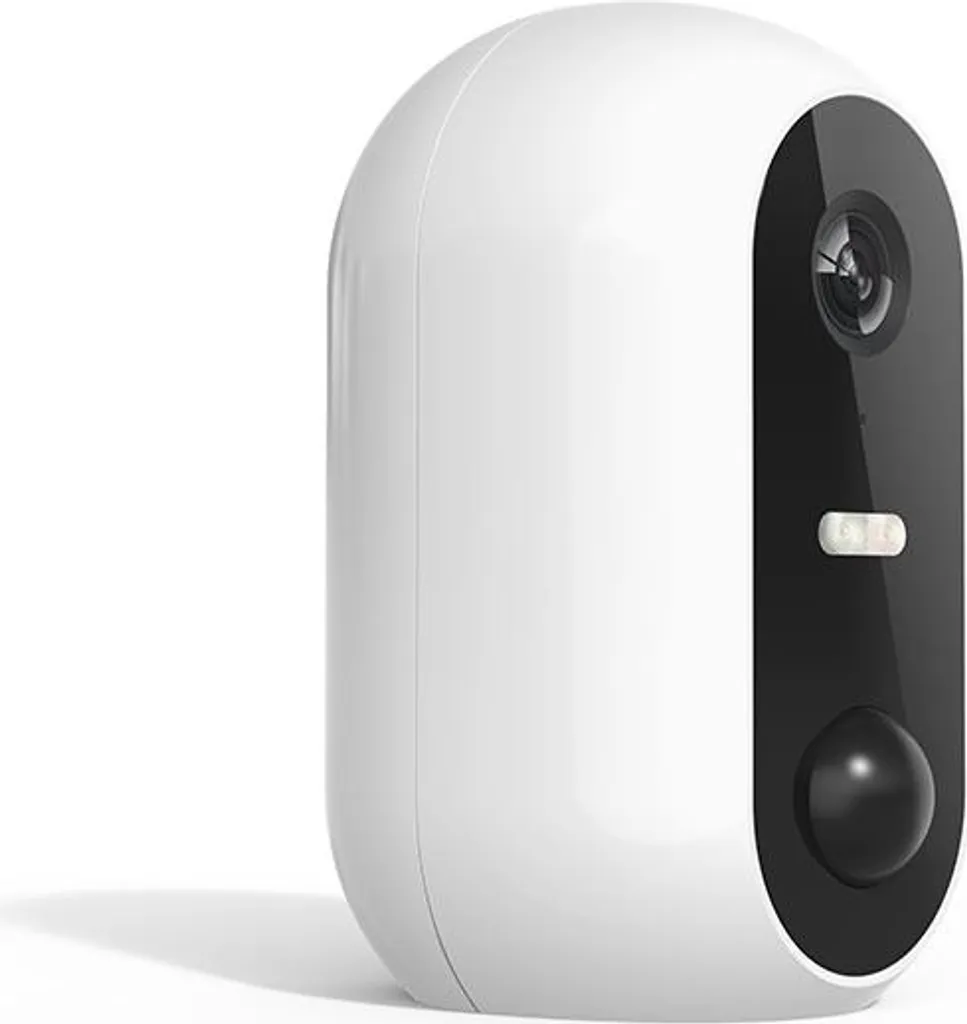 Caméra Extérieure Solaire Wi-Fi avec Capteur de Mouvement PIR 2MP Blanche