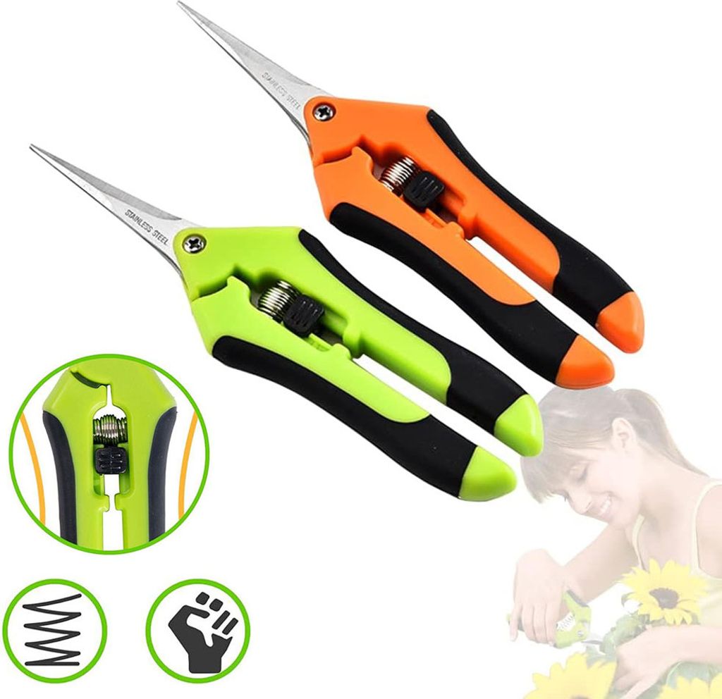 2x Pflanzenschere Gartenschere Astschere Pflanzen Produktbild 