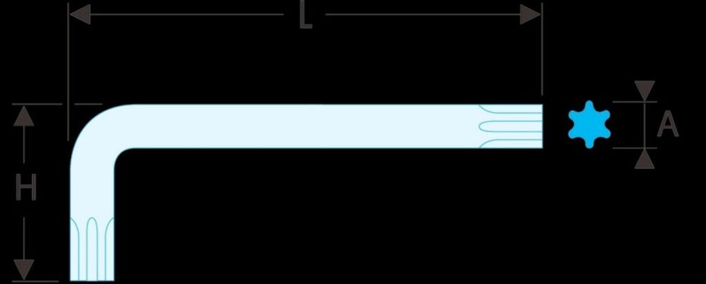 Facom Stiftschluessel lang Sechskant 18 mm